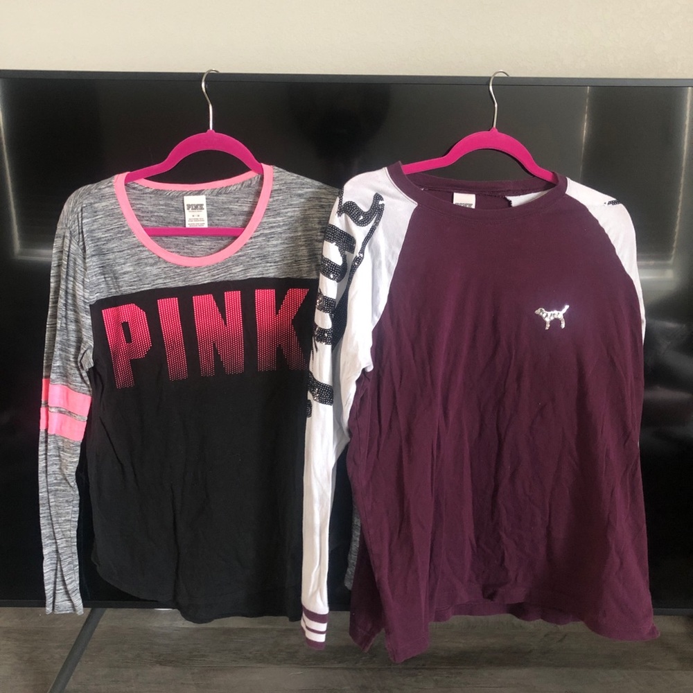 Bundle 2 pink long sleeves